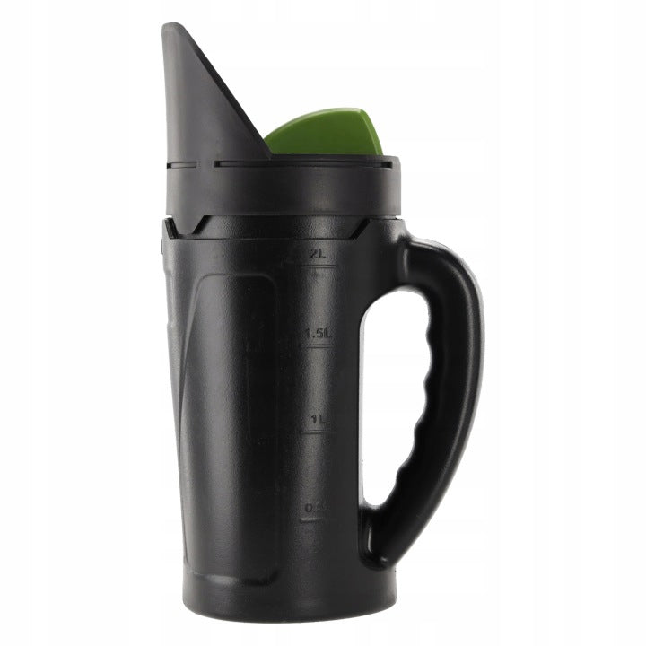 Semanator manual pentru gazon, ingrasamant, sare si seminte, rezervor 2.5 L, plastic rezistent, 34x18 cm, negru
