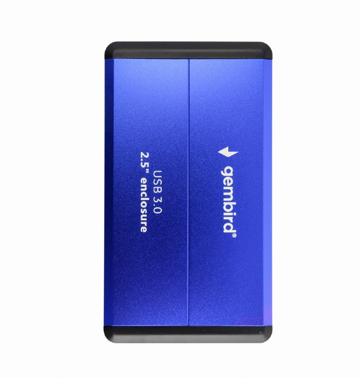 RACK extern Gembird, pt HDD, 2.5 inch, S-ATA, interfata PC USB 3.0, aluminiu, albastru, 