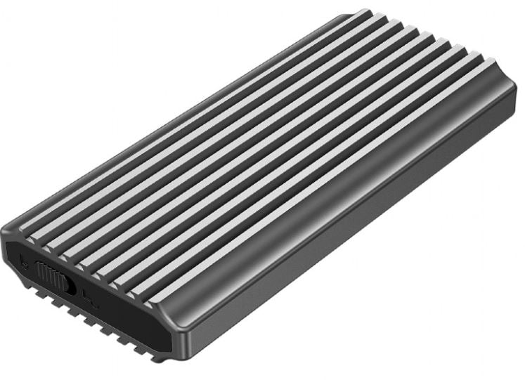 RACK extern GEMBIRD, pt. SSD, M.2, M.2 S-ATA NGFF si M.2 PCIe NVME, interfata PC USB 3.1, RGB LED backlight, aluminiu, argintiu, "EE2280-U3C-03"