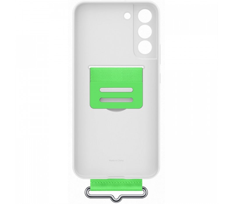 Galaxy S22 Plus; Silicone Cover with Strap; White "EF-GS906TWEGWW"