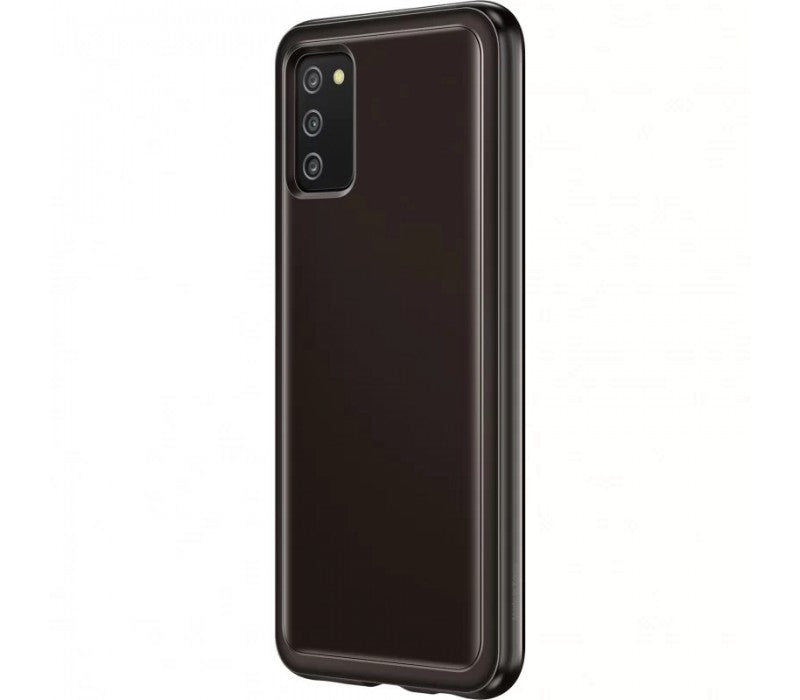 HUSA Smartphone Samsung, pt Galaxy A03s, tip back cover (protectie spate), TPU, ultrasubtire, negru, "EF-QA038TBEGEU"