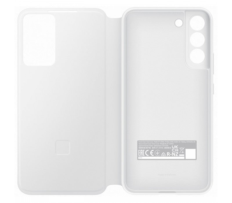 Galaxy S22 Plus; Smart Clear View Cover; White "EF-ZS906CWEGEE"
