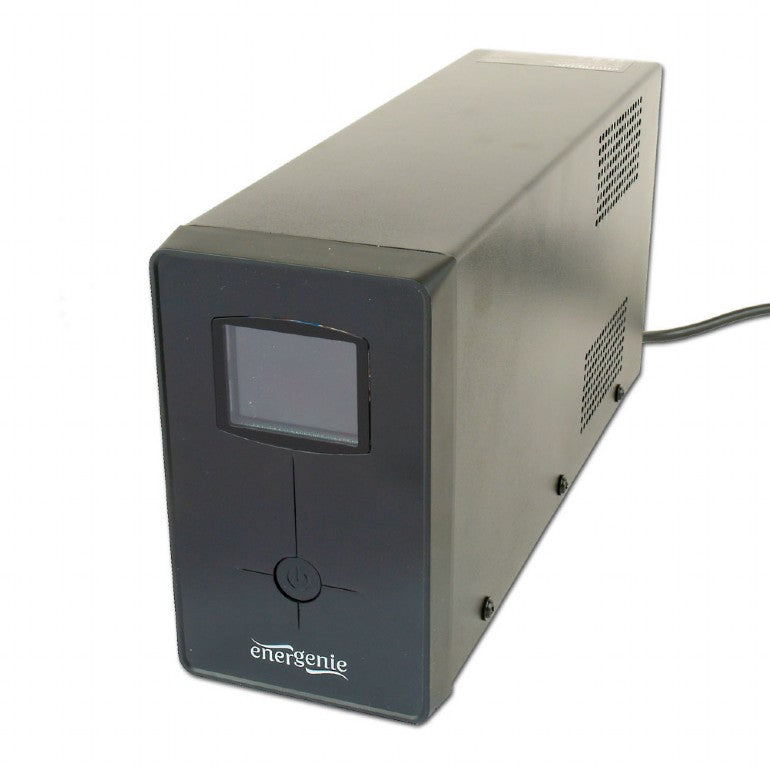 UPS GEMBIRD, Line Int. cu management, mini tower, 850VA/510W, AVR, IEC x 2/ Schuko x 1, 1 x baterie 12V/8Ah, display LCD, back-up 11 - 20 min., "EG-UPS-032"