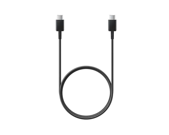 CABLU alimentare si date smartphone Samsung, USB Type-C (T) la USB Type-C (T), cauciuc, lungime 1 m, negru, "EP-DA705BBEGWW"