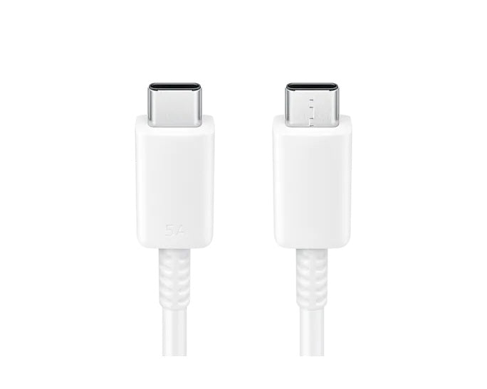 CABLU alimentare smartphone Samsung, USB Type-C (T) la USB Type-C (T), cauciuc, lungime 1 m, alb, "EP-DN975BWEGWW"