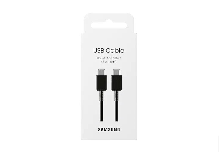 Samsung Cable USB-C to USB-C, 3A, 1.8m; Black "EP-DX310JBEGEU"