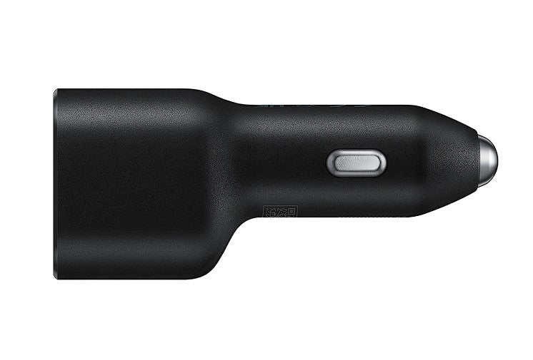 Samsung Car Charger 1x USB-C 25W, 1x USB-A 15W Super Fast Charging; Black "EP-L4020NBEGEU"