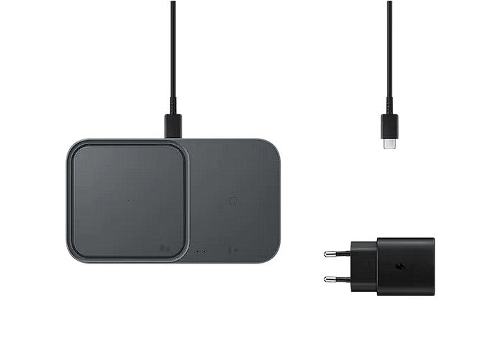 Wireless Charger Duo 15W Super Fast Wireless Charge; Black "EP-P5400BBEGEU"