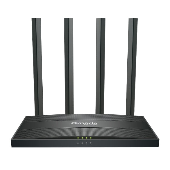 ROUTER TP-LINK Omada AC1200 Gigabit Wi-Fi 2.4 Ghz / 5 Ghz, 5× Gigabit Ethernet Ports, 4 antene externe, tehnologie VPN "ER605W"