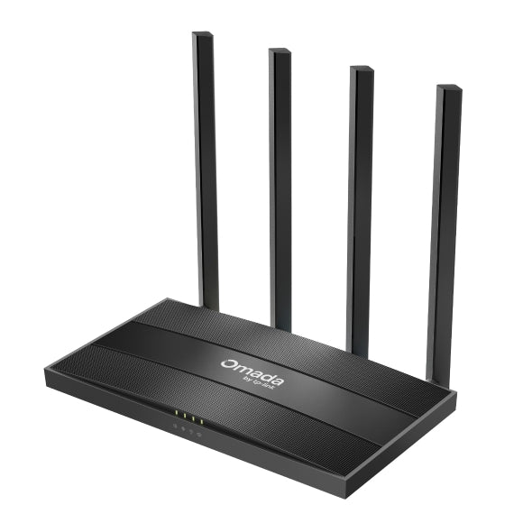 ROUTER TP-LINK Omada AC1200 Gigabit Wi-Fi 2.4 Ghz / 5 Ghz, 5× Gigabit Ethernet Ports, 4 antene externe, tehnologie VPN "ER605W"