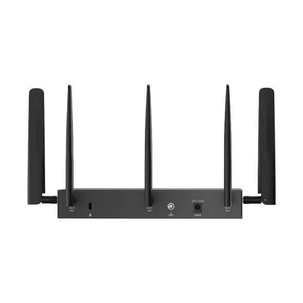 ROUTER TP-LINK VPN Gigabit, Omada 4G+ Cat6 AX3000 Dual-Band WiFi 6, 6 × Gigabit RJ45 port, 5 antene externe detasabile, "ER706W-4G"