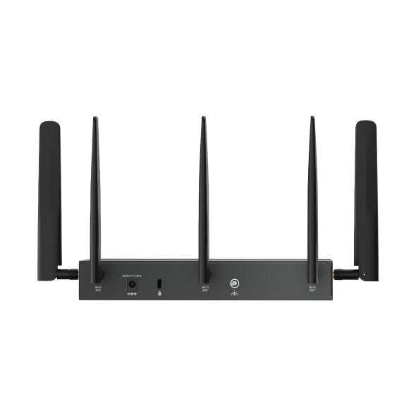ROUTER TP-LINK VPN Gigabit, Omada 4G+ Cat6 AX3000 Gigabit VPN Gateway cu 4-Port PoE+, AX3000 Dual-Band WiFi 6, 5 antene externe detasabile, "ER706WP-4G"
