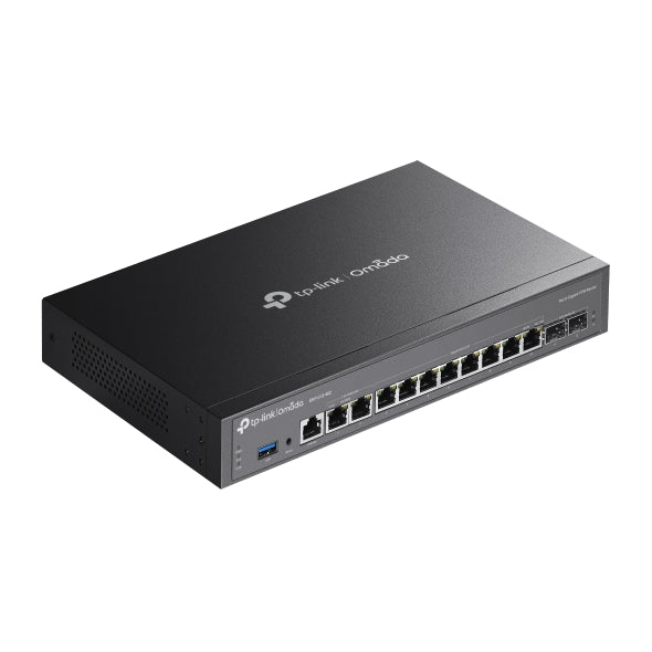 ROUTER TP-LINK VPN Multi-WAN cu porturi 2.5G, 2× Porturi RJ45 WAN/LAN de 2.5G, 8× Porturi RJ45 WAN/LAN Gigabit, 2× Sloturi SFP Gigabit "ER7412-M2"