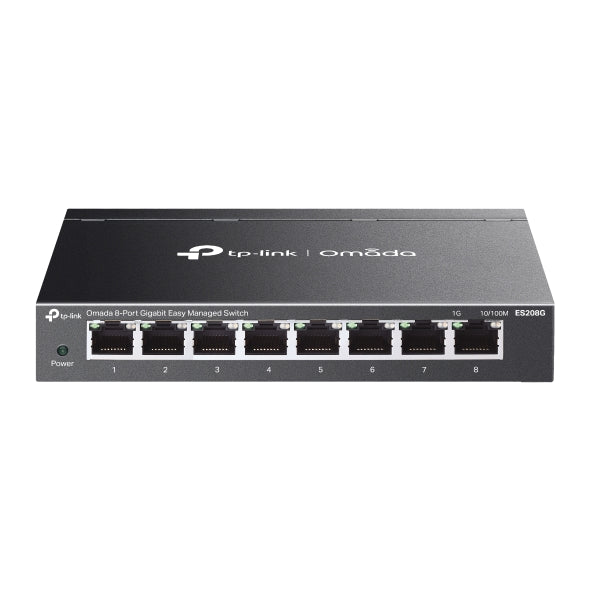SWITCH TP-Link Easy Managed, 8-Porturi Gigabit RJ-45, metalic "ES208G"