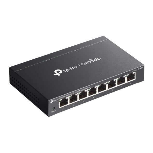 SWITCH TP-Link Easy Managed, 8-Porturi Gigabit RJ-45, metalic "ES208G"