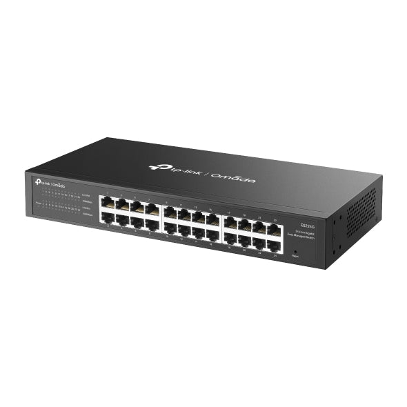 SWITCH TP-Link Easy Managed, 24-Port Gigabit RJ-45, metalic "ES224G"