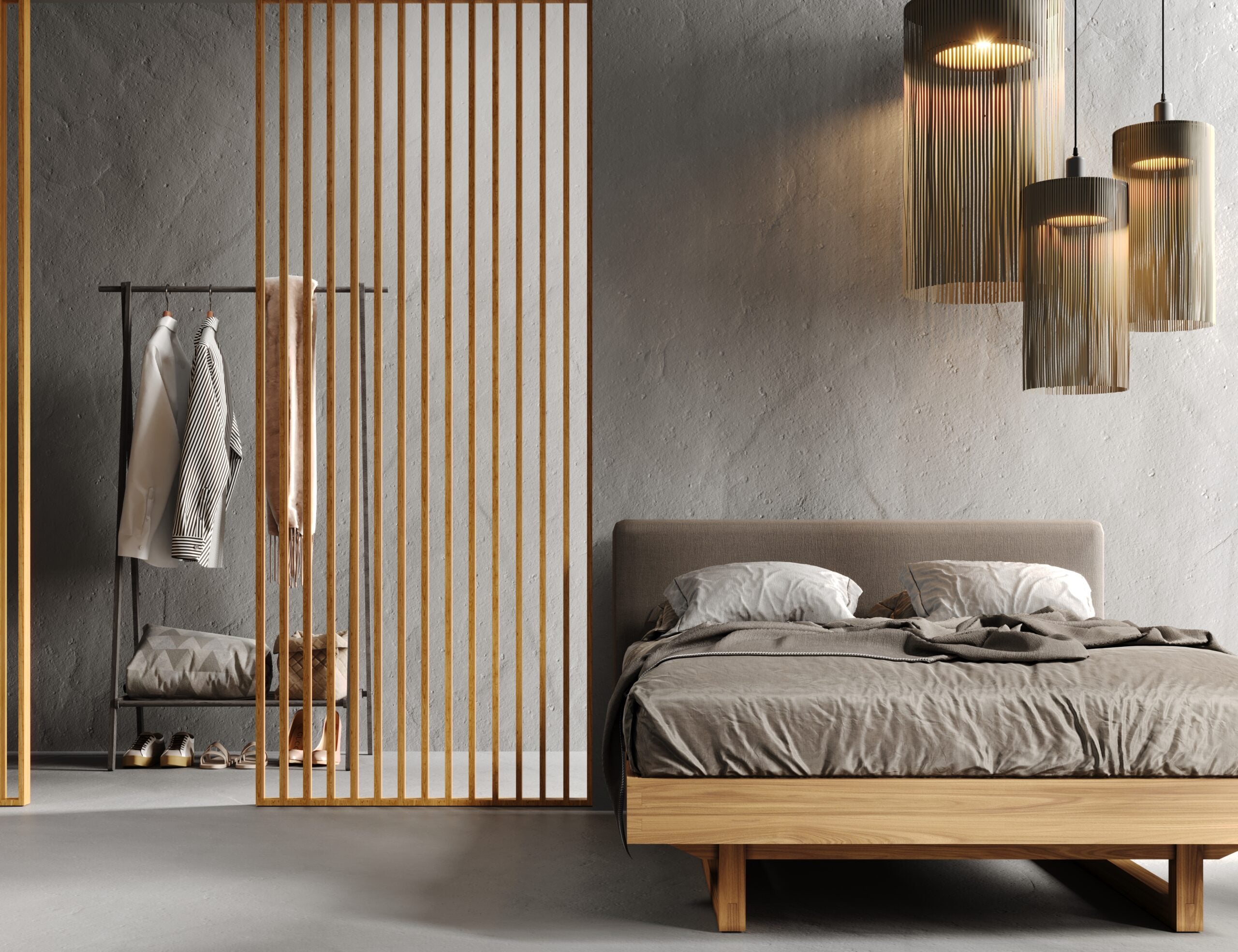 Riflaj perete despartitor MDF, LDA PREMIUM, Stejar Saragossa, 275x58 cm