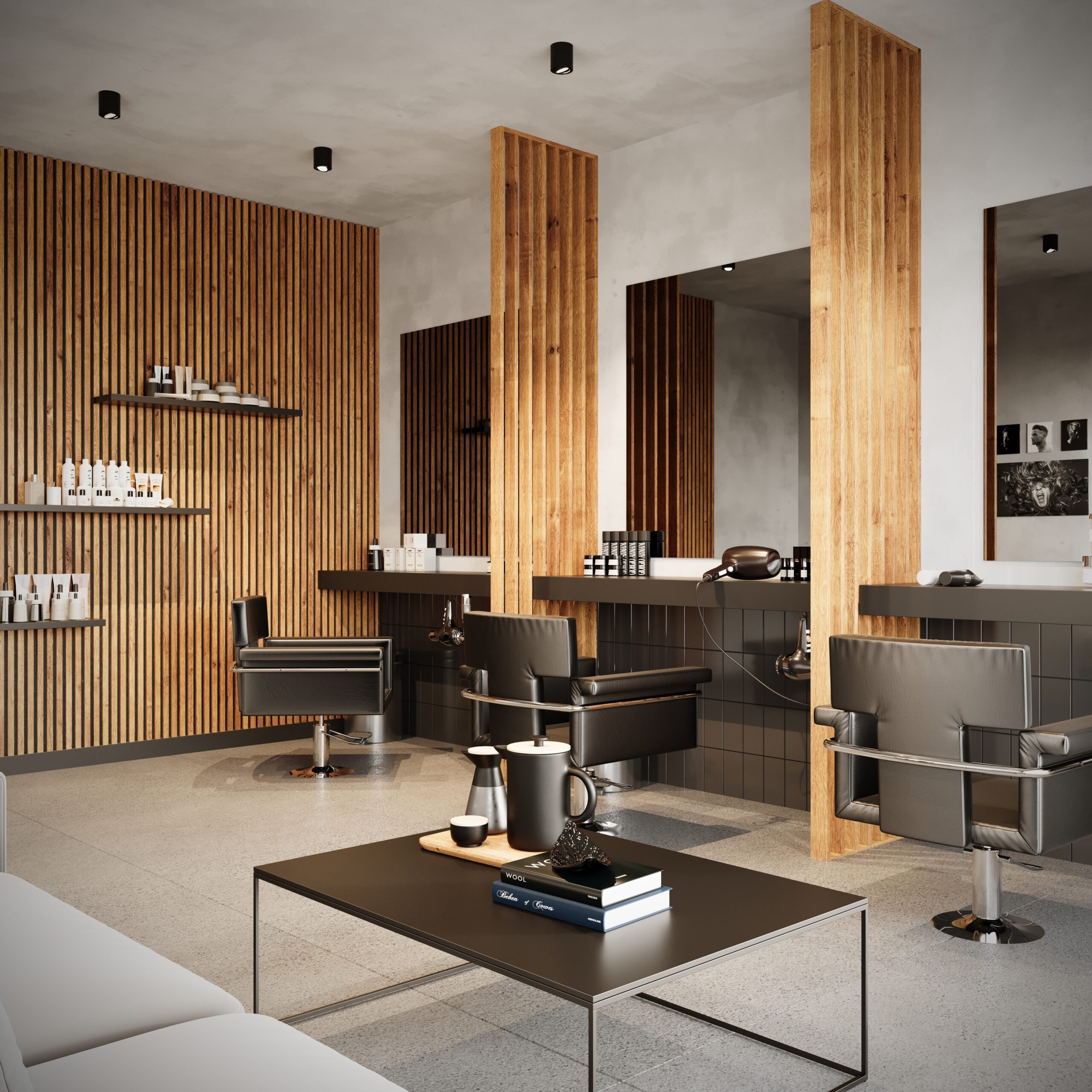 Riflaj perete despartitor MDF, LDA PREMIUM, Stejar Royal, 275x58 cm