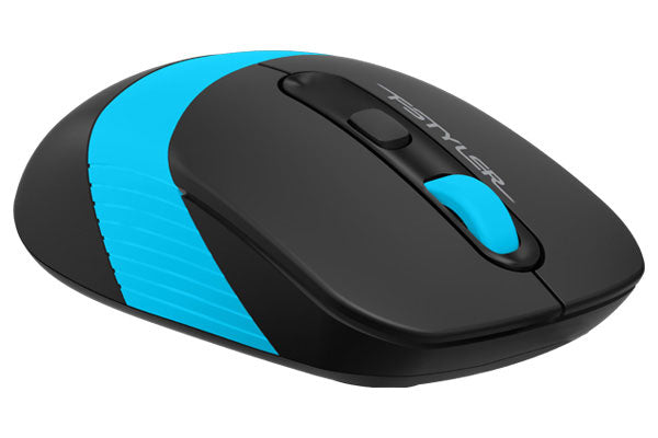 MOUSE A4tech, gaming, wireless, 2.4GHz, optic, 2000 dpi, butoane/scroll 4/1, buton selectare viteza, negru / albastru, "FG10 Blue"