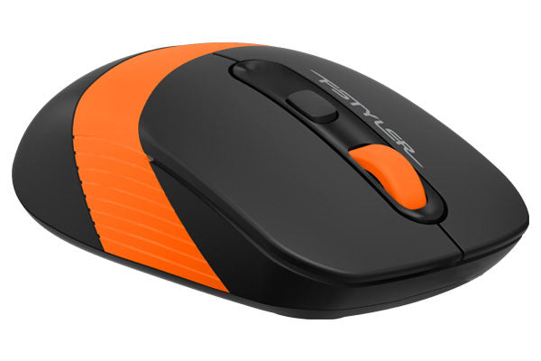 MOUSE A4tech, gaming, wireless, 2.4GHz, optic, 2000 dpi, butoane/scroll 4/1, buton selectare viteza, negru / portocaliu, "FG10 Orange"