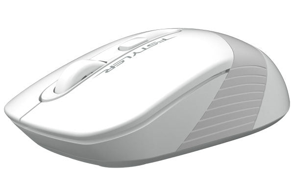 MOUSE A4tech, gaming, wireless, 2.4GHz, optic, 2000 dpi, butoane/scroll 4/1, buton selectare viteza, alb/ gri, "FG10 White"
