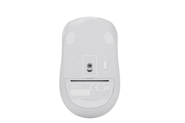 MOUSE A4tech, PC sau NB, wireless, 2.4GHz, optic, 1200 dpi, butoane/scroll 3/1, , alb, "FG12-W"
