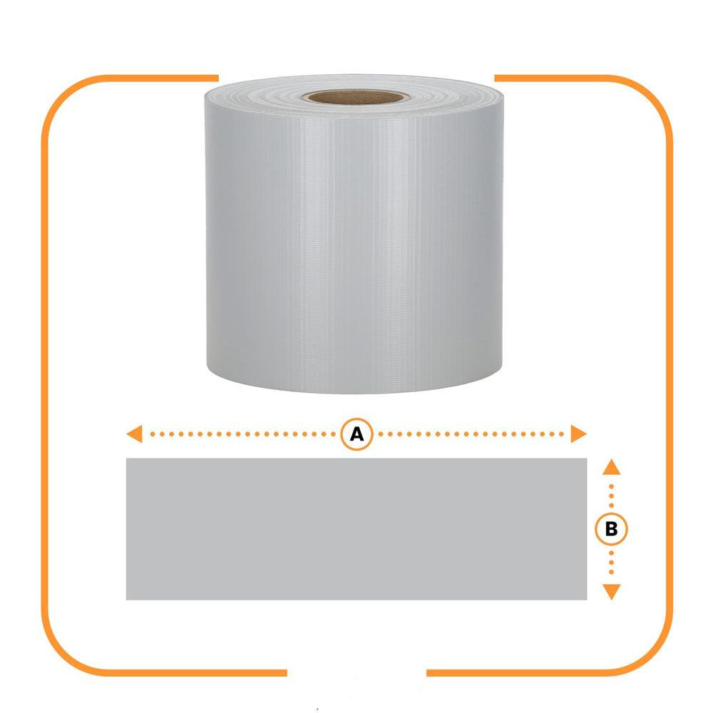 Panou de gard pentru intimitate in gradina, PVC, 50 x 0.19 m, gri
