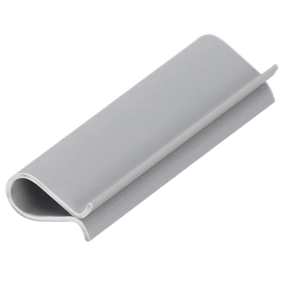Panou de gard pentru intimitate in gradina, PVC, 50 x 0.05 m, gri