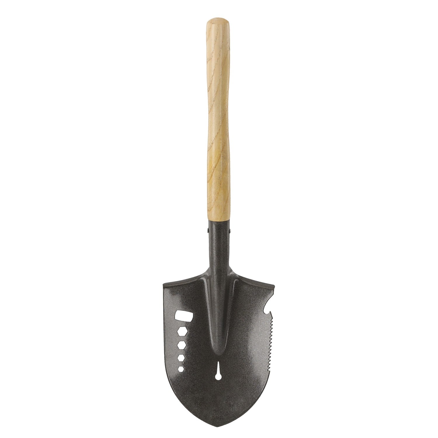 Lopata mica, multifunctionala pentru camping si drumetii, 16x60 cm, negru
