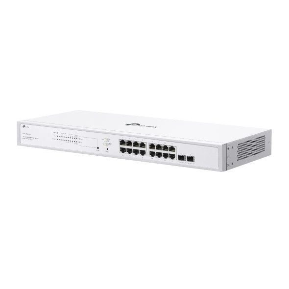 SWITCH PoE TP-LINK Festa, 18 porturi Gigabit (16 PoE+), IEEE 802.3at/af, 150W buget POE, carcasa metalica "Festa FS318GP"