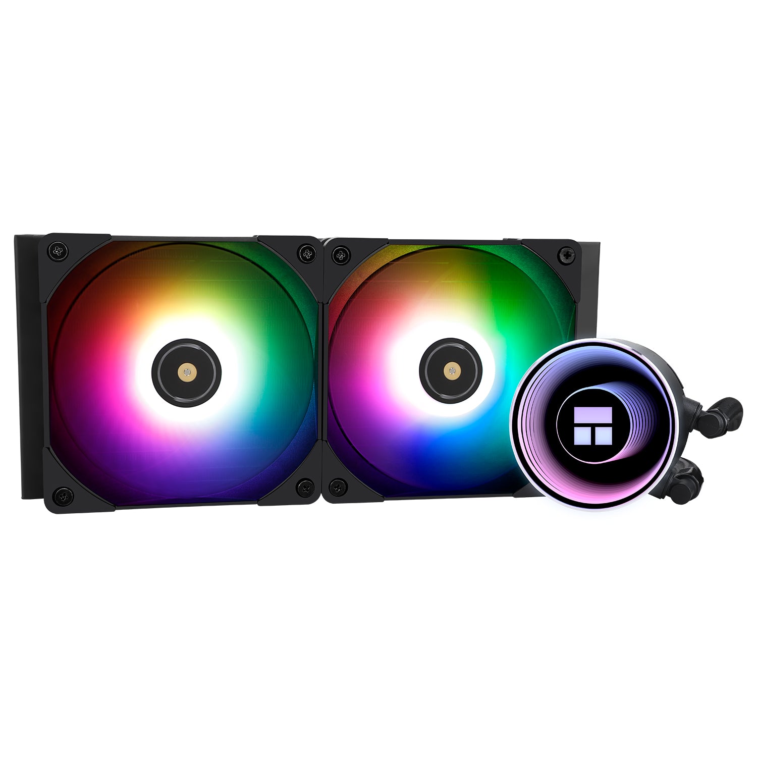 COOLER Thermalright "Frozen Notte 240 Black Argb", racire cu lichid, 2 x 120mm, 2000 rpm, ARGB, negru "Frozen Notte 240 Black Argb"