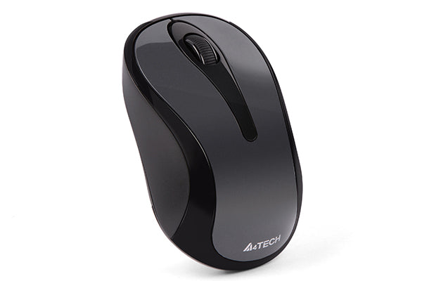 MOUSE A4tech, PC sau NB, wireless, 2.4GHz, optic, 1000 dpi, butoane/scroll 3/1, , gri, "G3-280N-GG"