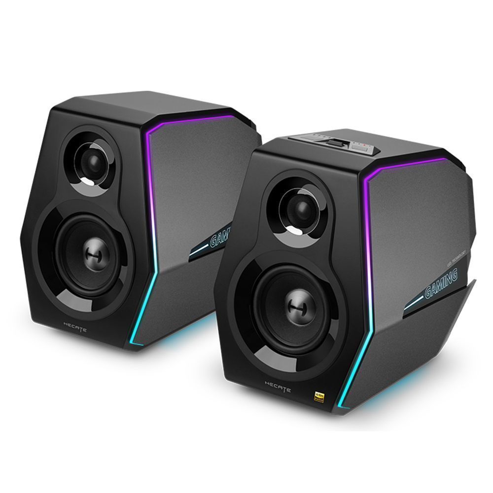 BOXE EDIFIER Gaming 2.0,RMS:88W (2x12W, 2x32W),bass 4",ctr vol, BT/USB/AUX/Optical/Coaxial,sound mode:Music/Game/Movie,11xLED RGB,frecv. rasp 55Hz-20KHz,220V, black, "G5000-BK"