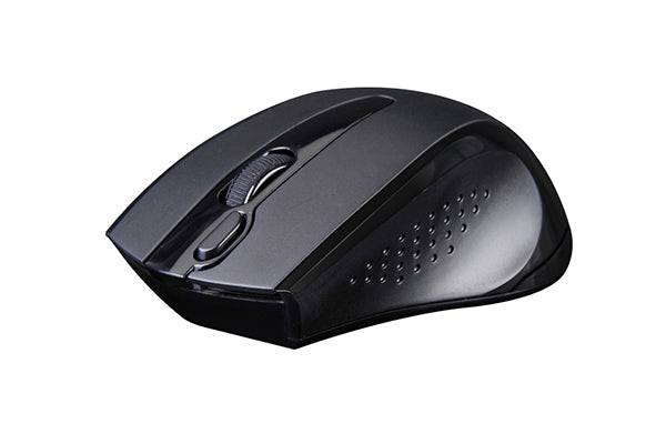 MOUSE A4tech, PC sau NB, wireless, 2.4GHz, optic, 1000 dpi, butoane/scroll 3/1, silent click, negru, "G9-500FS-BK"