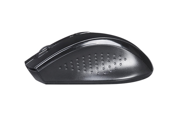 MOUSE A4tech, PC sau NB, wireless, 2.4GHz, optic, 2000 dpi, butoane/scroll 5/1, buton selectare viteza, negru, "G9-730FX-BK"