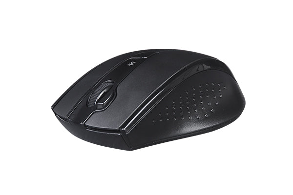 MOUSE A4tech, PC sau NB, wireless, 2.4GHz, optic, 2000 dpi, butoane/scroll 5/1, buton selectare viteza, negru, "G9-730FX-BK"