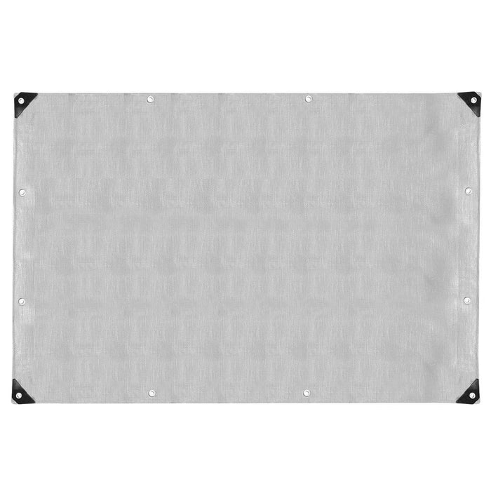 Prelata din polietilena impermeabila laminata, 270g/m2, 6x8m, gri - BazarOltenia