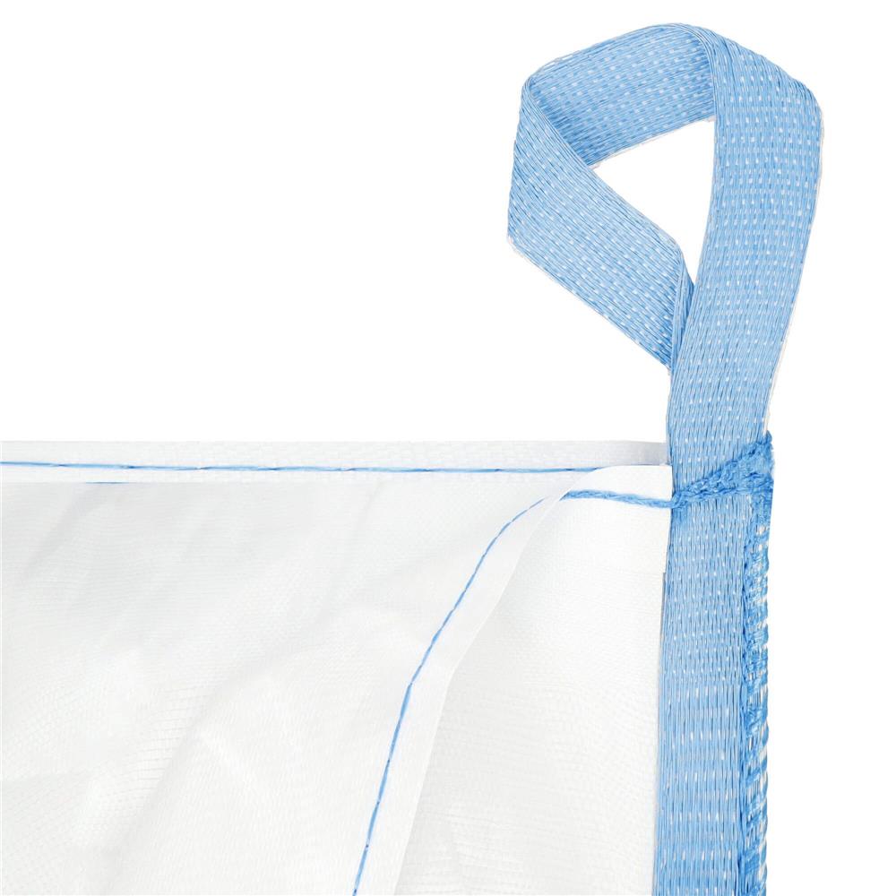 Sac gradina big bag pentru frunze si deseuri vegetale, 900 L, 1000 kg, 92x92x100 cm, alb