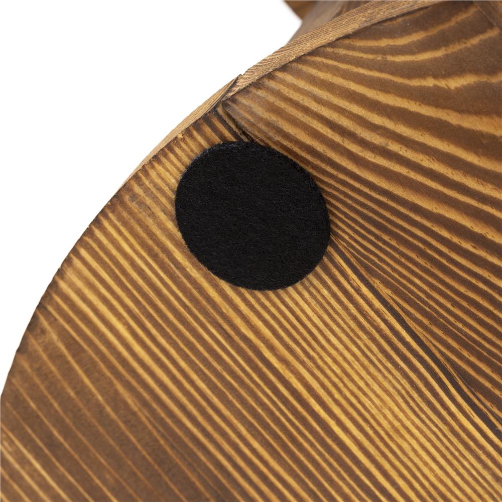Suport pentru flori, din lemn si MDF, 6 niveluri pentru ghivece, 48x48x87 cm, maro