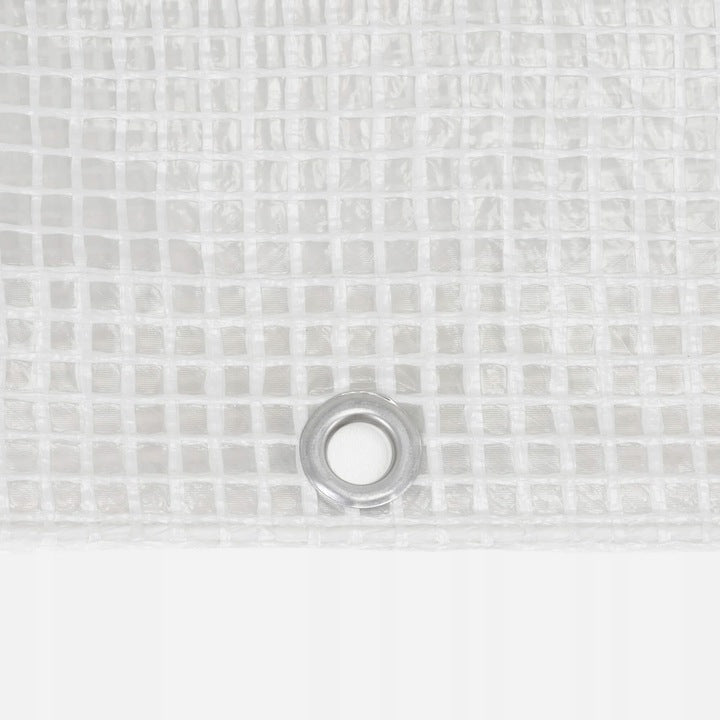 Prelata din polietilena impermeabila laminata, 100g/m2, 3x4 m, alb transparent