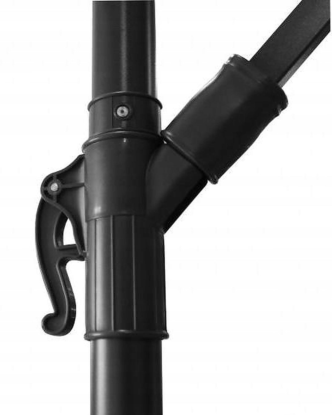 Umbrela gradina cu inclinare reglabila, cupola cu protectie UV, husa protectie, diametru 300 cm, gri