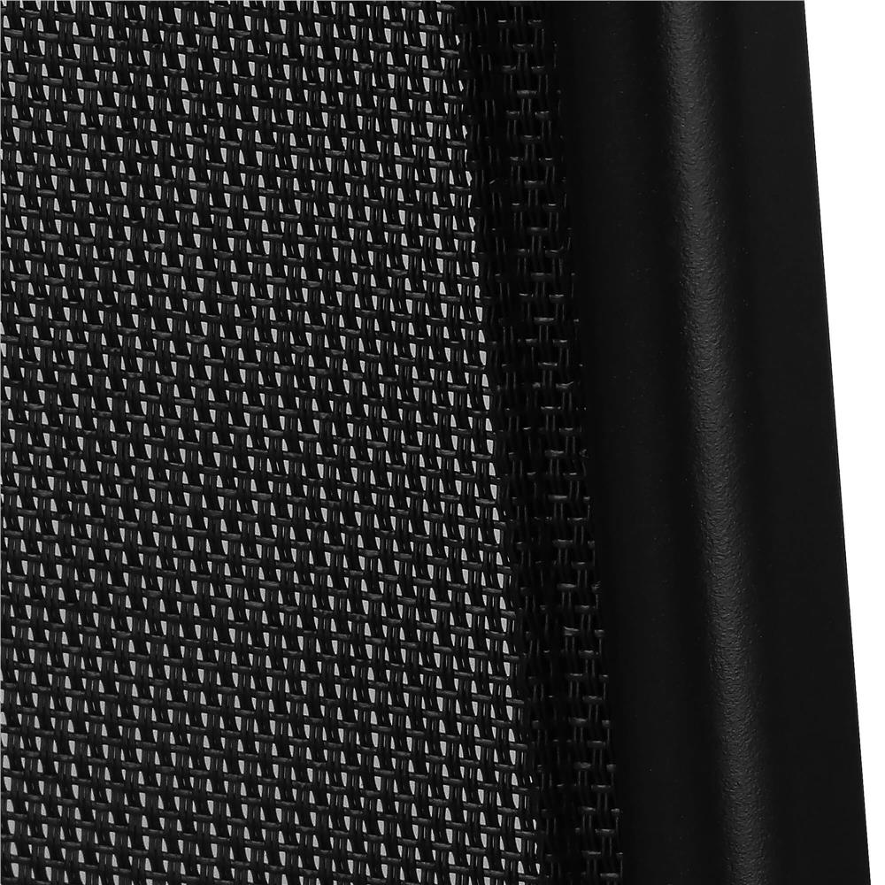 Set 2 scaune gradina, cadru metalic, textilene, maxim 120 kg, 92x53x72 cm, negru