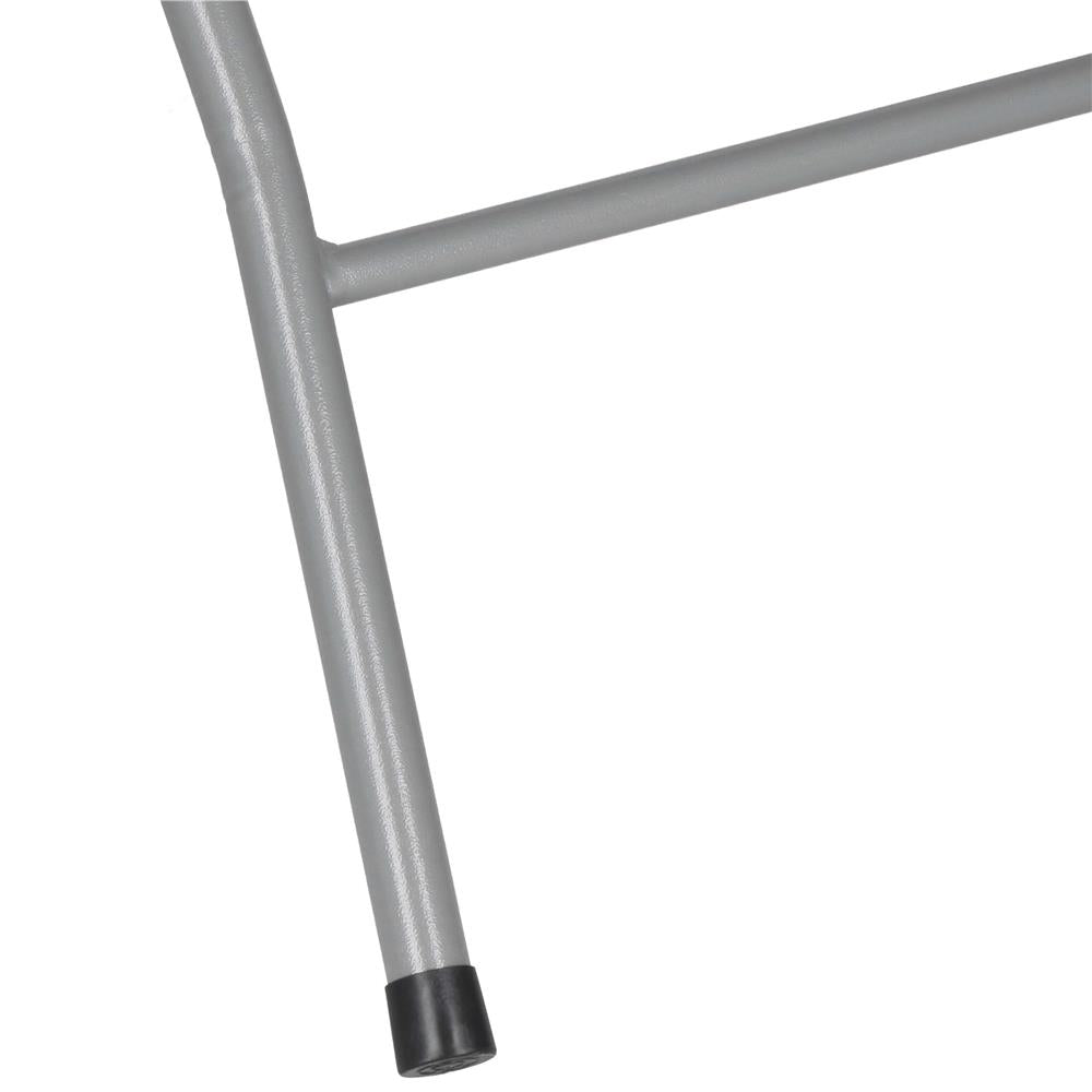 Masa pliabila rotunda pentru gradina sau catering 75x80 cm, HDPE si metal, alb