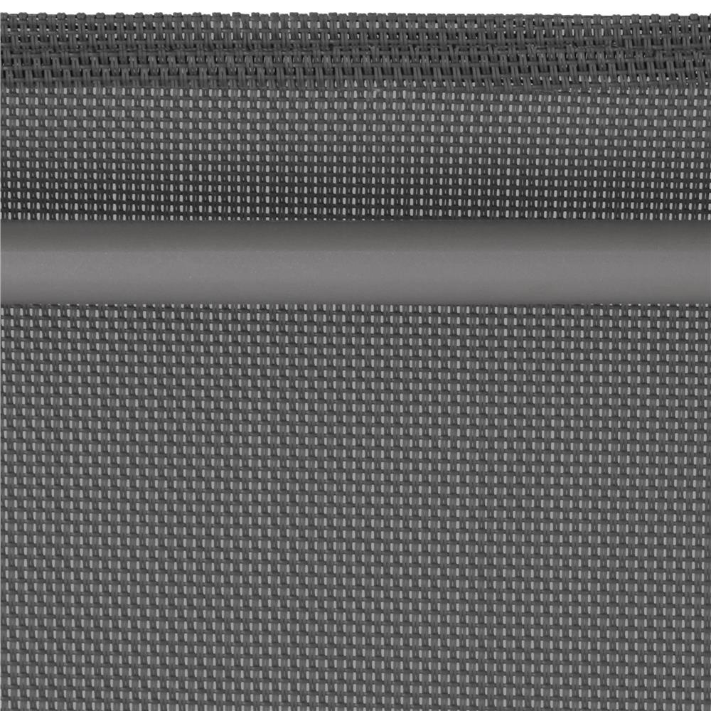Set 4 scaune gradina cu brate, cadru otel si sezut textilene, 53x72x92 cm, gri