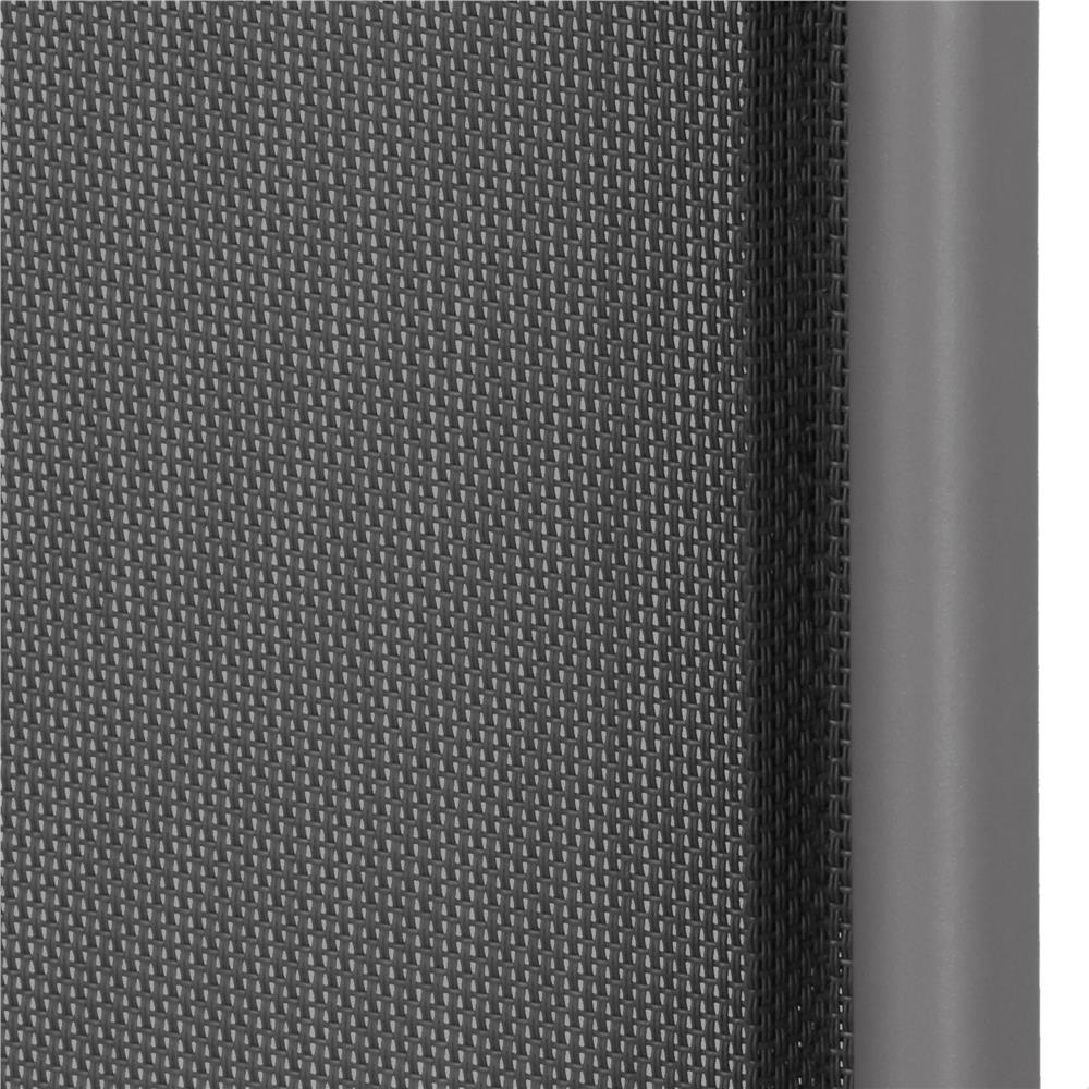 Set 4 scaune gradina cu brate, cadru otel si sezut textilene, 53x72x92 cm, gri