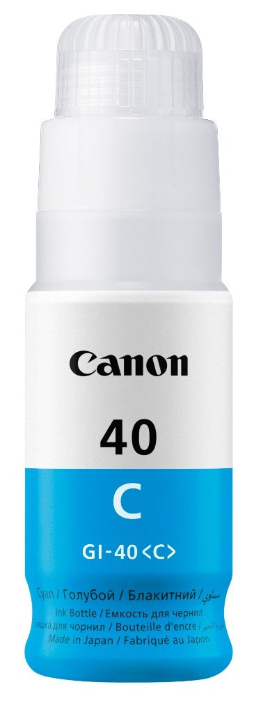 Cartus Cerneala Original Canon Cyan, GI-40C, pentru G6040|G5040, 7.7K, , "3400C001AA"