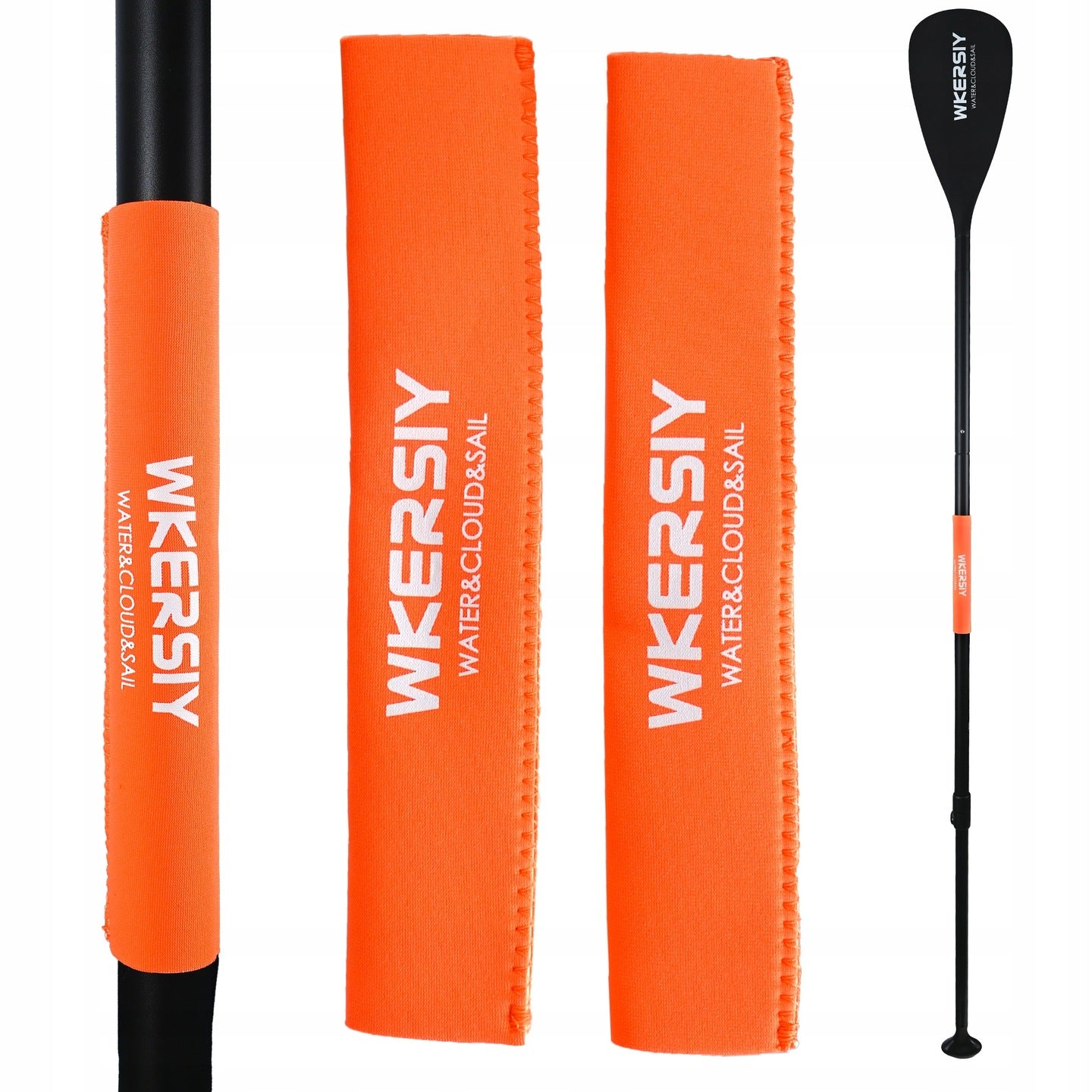 Set SUP gonflabil, 340x82x15 cm, albastru – stand-up paddle, 180 kg, scaun caiac si accesorii