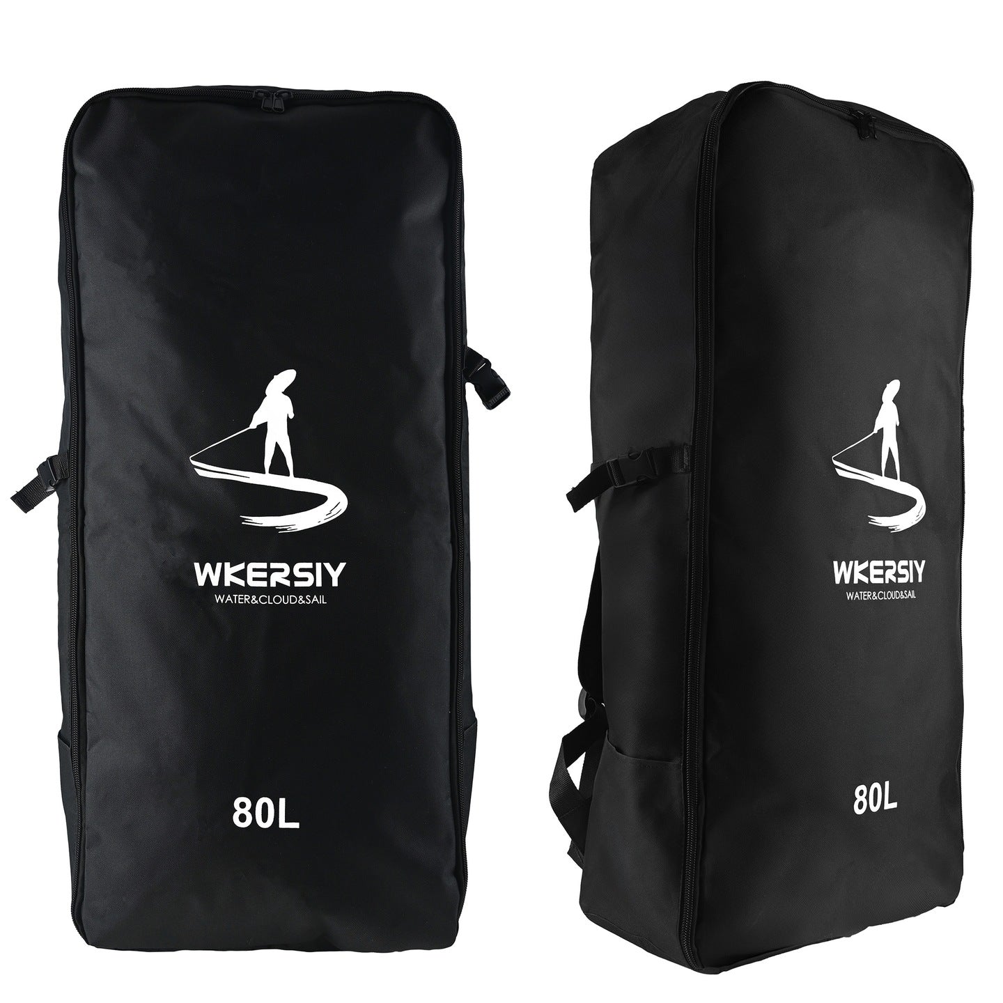 Set SUP gonflabil, 340x82x15 cm, albastru – stand-up paddle, 180 kg, scaun caiac si accesorii
