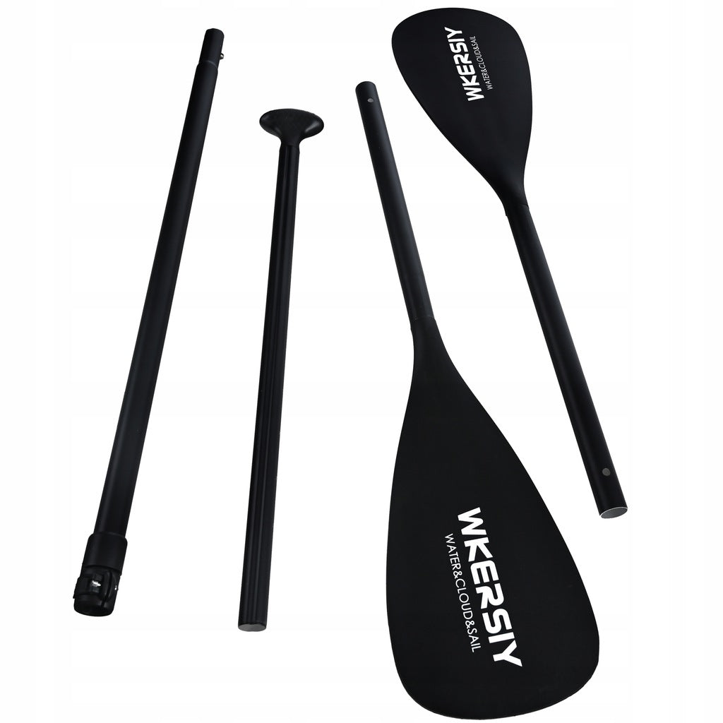 Set SUP gonflabil, 340x82x15 cm, verde – stand-up paddle, 180 kg, scaun caiac si accesorii