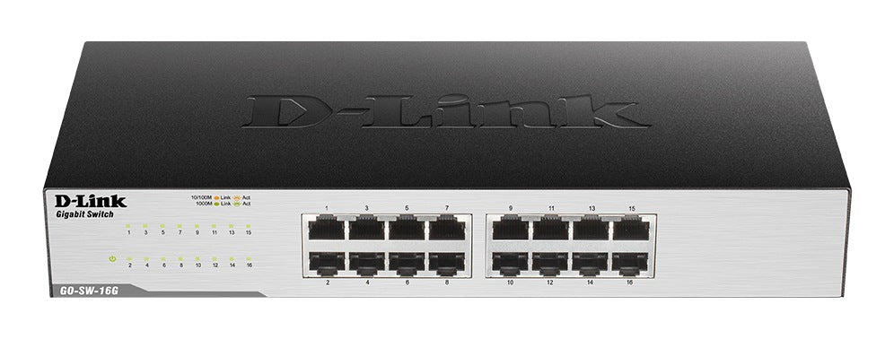 SWITCH D-LINK 16 porturi Gigabit, carcasa metal, "GO-SW-16G"